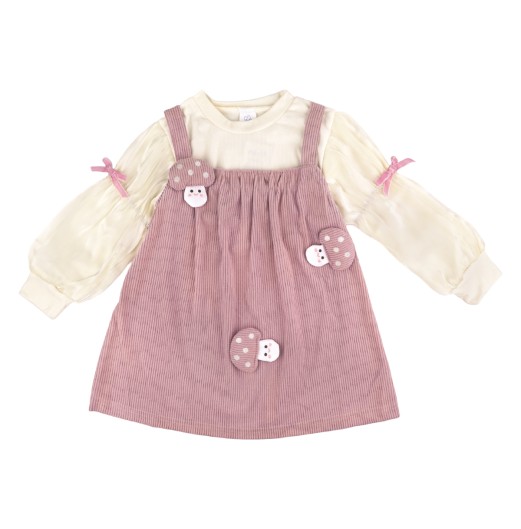 FIFFY MUSHROOM PATCH BAJU BAYI DRESS (3326812) FIFFY MUSHROOM PATCH BAJU BAYI DRESS (3326812)