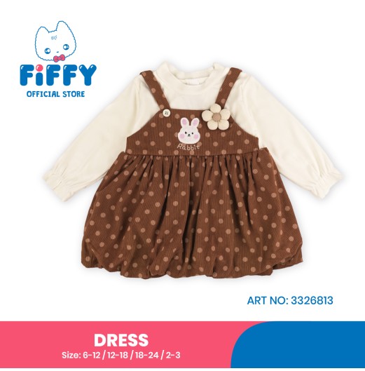 FIFFY BUNNY DOTS DRESS BAJU BAYI (3326813)