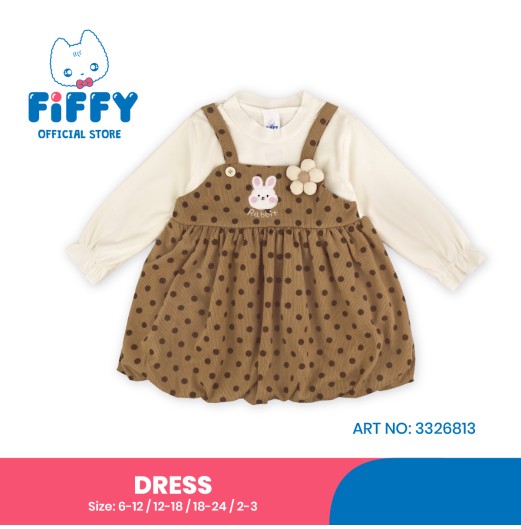 FIFFY BUNNY DOTS DRESS BAJU BAYI (3326813)