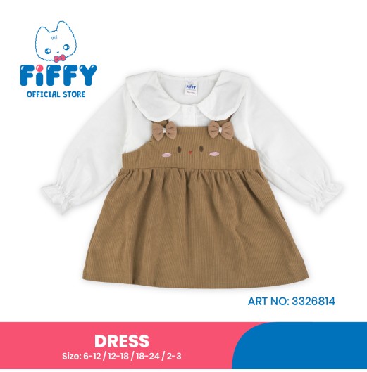 FIFFY SWEET FACE DRESS BAJU BAYI (3326814) FIFFY SWEET FACE DRESS BAJU BAYI (3326814)
