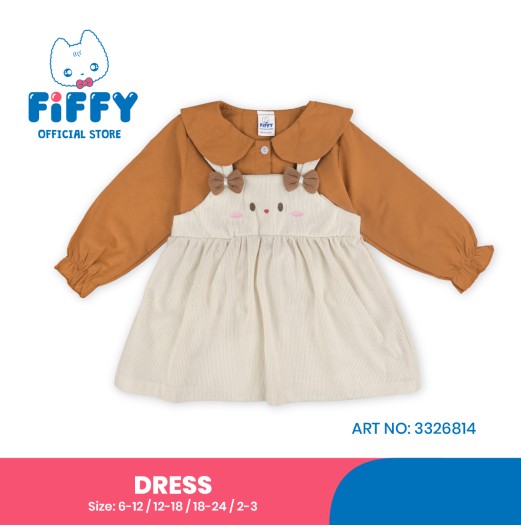 FIFFY SWEET FACE DRESS BAJU BAYI (3326814) FIFFY SWEET FACE DRESS BAJU BAYI (3326814)