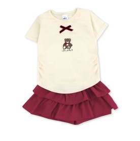 FIFFY TEDDY BELLE SKIRT SUIT BAJU BAYI (3326823)