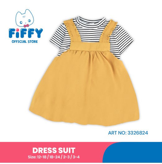FIFFY CASUAL TRENDY DRESS SUIT BAJU BAYI (3326824) FIFFY CASUAL TRENDY DRESS SUIT BAJU BAYI (3326824)