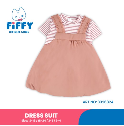 FIFFY CASUAL TRENDY DRESS SUIT BAJU BAYI (3326824) FIFFY CASUAL TRENDY DRESS SUIT BAJU BAYI (3326824)