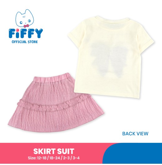 FIFFY BIG BOW SKIRT SUIT BAJU BAYI (3326825) FIFFY BIG BOW SKIRT SUIT BAJU BAYI (3326825)