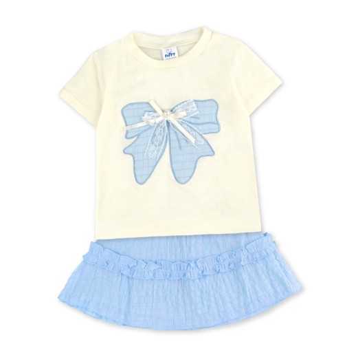 FIFFY BIG BOW SKIRT SUIT BAJU BAYI (3326825) FIFFY BIG BOW SKIRT SUIT BAJU BAYI (3326825)