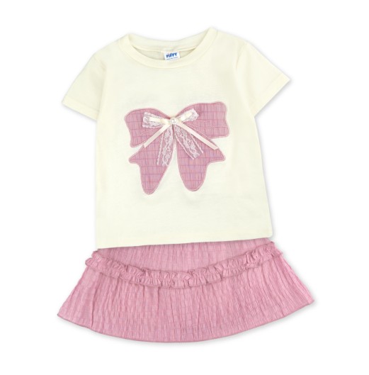 FIFFY BIG BOW SKIRT SUIT BAJU BAYI (3326825) FIFFY BIG BOW SKIRT SUIT BAJU BAYI (3326825)