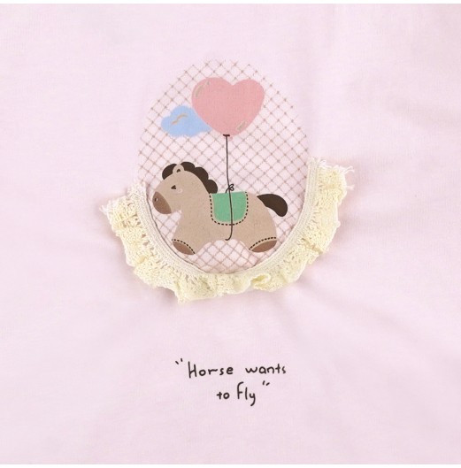 FIFFY HORSE WANT TO FLY T-SHIRT SUIT BAJU BAYI (3326836)