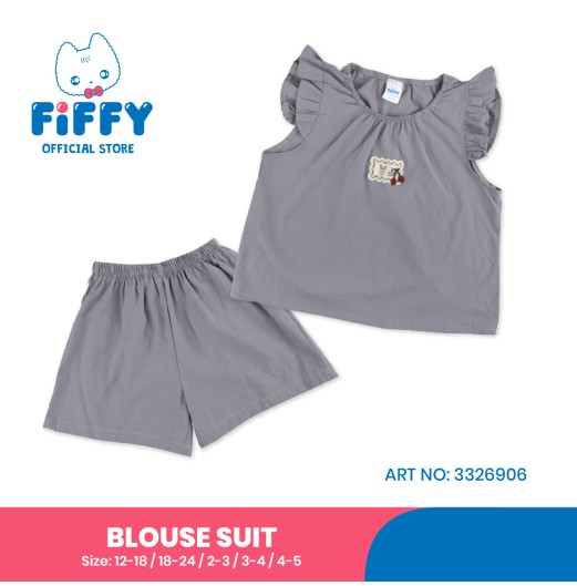 FIFFY CUTE PATCH BLOUSE SUIT BAJU BAYI (3326906) FIFFY CUTE PATCH BLOUSE SUIT BAJU BAYI (3326906)