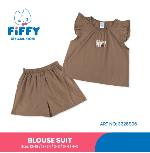 FIFFY CUTE PATCH BLOUSE SUIT BAJU BAYI (3326906) FIFFY CUTE PATCH BLOUSE SUIT BAJU BAYI (3326906)
