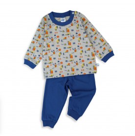 FIFFY UNDER CONSTRUCTION BAJU BAYI LONG SLEEVE BOY PYJAMAS SUIT (3425008)