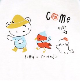 FIFFY COME WITH US SHORT SLEEVE BOY PYJAMAS SUIT BAJU BAYI (3425013)