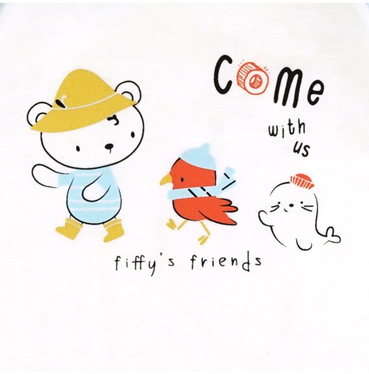 FIFFY COME WITH US SHORT SLEEVE BOY PYJAMAS SUIT BAJU BAYI (3425013)