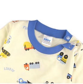 FIFFY BUILDER FUN LONG SLEEVE BOY PYJAMAS SUIT BAJU BAYI (3425017)