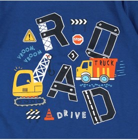 FIFFY ROAD MAINTENANCE BAJU BAYI SHORT SLEEVE BOY PYJAMAS SUIT (3425505)