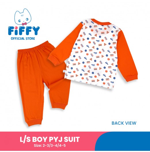 FIFFY MAKE THE RIGHT DECISION BAJU BAYI LONG SLEEVE BOY PYJAMAS SUIT (3425506)