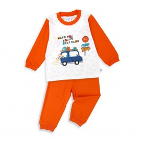 FIFFY MAKE THE RIGHT DECISION BAJU BAYI LONG SLEEVE BOY PYJAMAS SUIT (3425506)
