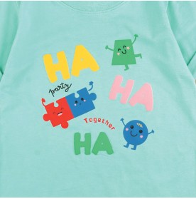 FIFFY PARTY TOGETHER SHORT SLEEVE BOY PYJAMAS SUIT BAJU TIDUR BAYI (3425507)