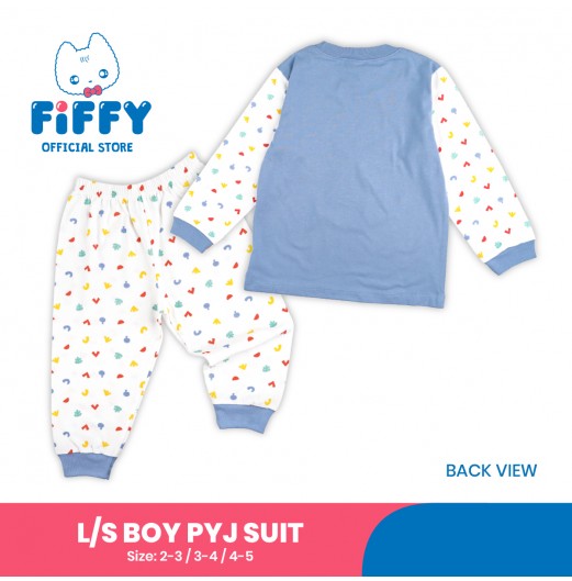 FIFFY HAVE FUN LONG SLEEVE BOY PYJAMAS SUIT BAJU TIDUR BAYI (3425508)