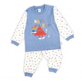 FIFFY HAVE FUN LONG SLEEVE BOY PYJAMAS SUIT BAJU TIDUR BAYI (3425508)