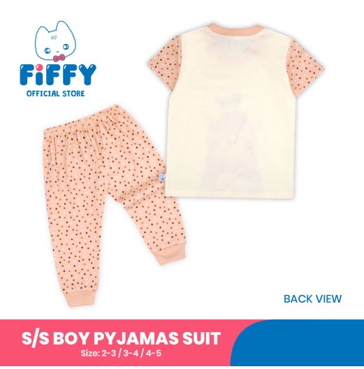 FIFFY BEAR & LITTLE BIRD SHORT SLEEVE BOY PYJAMAS SUIT BAJU BAYI (3425509) FIFFY BEAR & LITTLE BIRD SHORT SLEEVE BOY PYJAMAS SUIT BAJU BAYI (3425509)