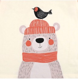 FIFFY BEAR & LITTLE BIRD SHORT SLEEVE BOY PYJAMAS SUIT BAJU BAYI (3425509)