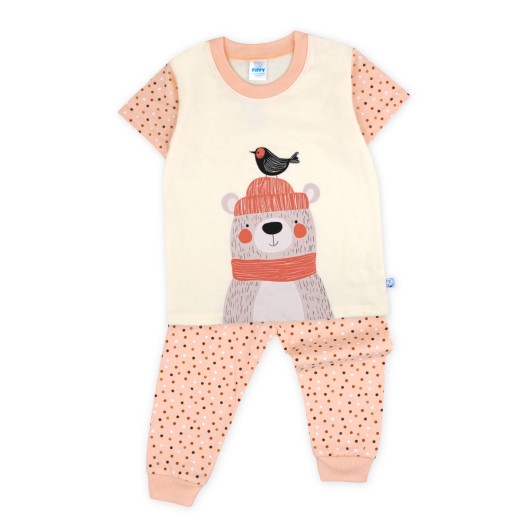 FIFFY BEAR & LITTLE BIRD SHORT SLEEVE BOY PYJAMAS SUIT BAJU BAYI (3425509) FIFFY BEAR & LITTLE BIRD SHORT SLEEVE BOY PYJAMAS SUIT BAJU BAYI (3425509)