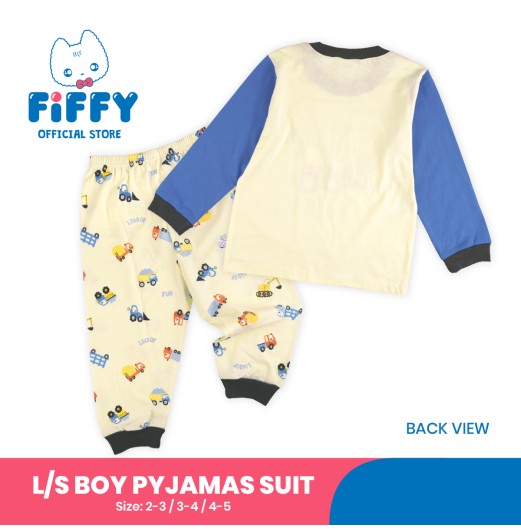 FIFFY LOAD OF FUN LONG SLEEVE BOY PYJAMAS SUIT BAJU BAYI (3425512)