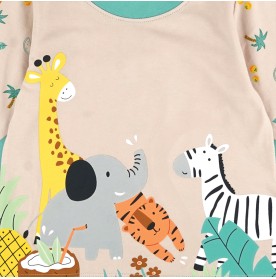  FIFFY TROPICAL FRIENDS LONG SLEEVE BOY PYJAMAS SUIT BAJU BAYI (3426003)