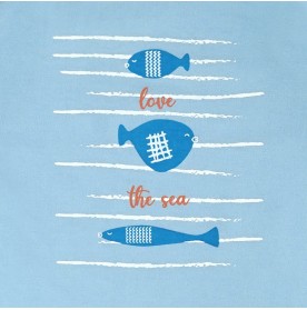 FIFFY LOVE THE SEA SHORT SLEEVE BOY PYJAMAS SUIT BAJU BAYI (3426004)