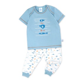 FIFFY LOVE THE SEA SHORT SLEEVE BOY PYJAMAS SUIT BAJU BAYI (3426004)