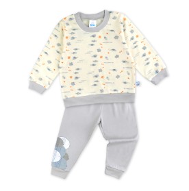FIFFY OCEAN FRIENDS LONG SLEEVE BOY PYJAMAS SUIT BAJU BAYI (3426005)