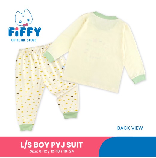 FIFFY LITTLE AND LOVED LONG SLEEVE BOY PYJAMAS SUIT BAJU BAYI (3426006) FIFFY LITTLE AND LOVED LONG SLEEVE BOY PYJAMAS SUIT BAJU BAYI (3426006)