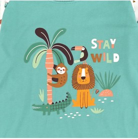 FIFFY STAY WILD LONG SLEEVE BOY PYJAMAS SUIT BAJU BAYI (3426502)