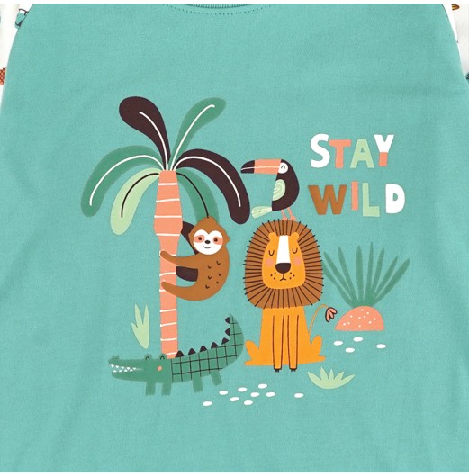 FIFFY STAY WILD LONG SLEEVE BOY PYJAMAS SUIT BAJU BAYI (3426502)