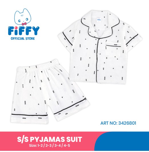 FIFFY SWEET DREAM SHORT SLEEVE PYJAMAS SUIT (3426801) FIFFY SWEET DREAM SHORT SLEEVE PYJAMAS SUIT (3426801)