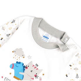 FIFFY SWEET TIME BAJU BAYI LONG SLEEVE GIRL PYJAMAS SUIT (3525208)