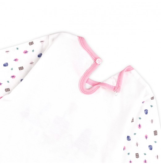 FIFFY CUTE AND WILD BAJU BAYI LONG SLEEVE GIRL PYJAMAS SUIT (3525209)