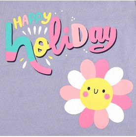 FIFFY HAPPY HOLIDAY SHORT SLEEVE GIRL PYJAMAS SUIT BAJU TIDUR BAYI (3525210)