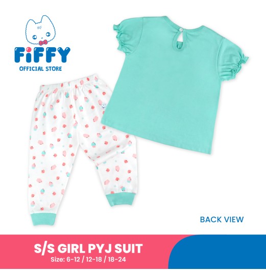 FIFFY SUMMER PARTY SHORT SLEEVE GIRL PYJAMAS SUIT BAJU BAYI (3525213) FIFFY SUMMER PARTY SHORT SLEEVE GIRL PYJAMAS SUIT BAJU BAYI (3525213)
