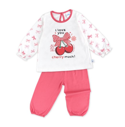 FIFFY LOVE CHERRY LONG SLEEVE GIRL PYJAMAS SUIT BAJU BAYI (3525214) FIFFY LOVE CHERRY LONG SLEEVE GIRL PYJAMAS SUIT BAJU BAYI (3525214)