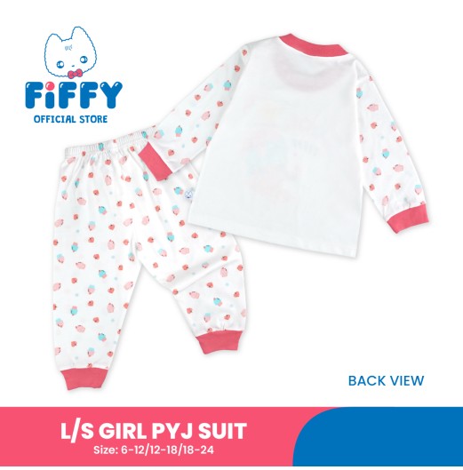 FIFFY COOL ICE CREAM LONG SLEEVE GIRL PYJAMAS SUIT BAJU BAYI (3525215) FIFFY COOL ICE CREAM LONG SLEEVE GIRL PYJAMAS SUIT BAJU BAYI (3525215)