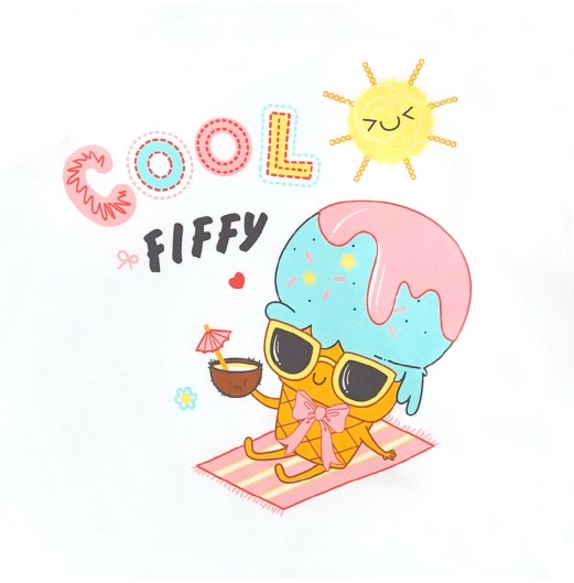 FIFFY COOL ICE CREAM LONG SLEEVE GIRL PYJAMAS SUIT BAJU BAYI (3525215) FIFFY COOL ICE CREAM LONG SLEEVE GIRL PYJAMAS SUIT BAJU BAYI (3525215)
