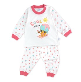 FIFFY COOL ICE CREAM LONG SLEEVE GIRL PYJAMAS SUIT BAJU BAYI (3525215)