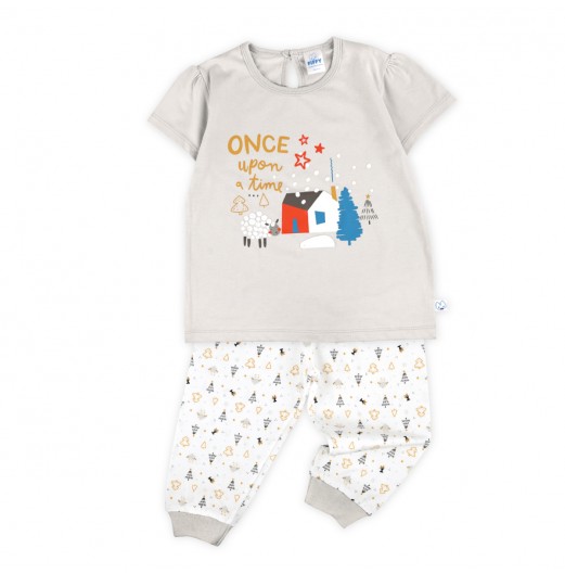 FIFFY ONCE UPON A TIME BAJU BAYI SHORT SLEEVE GIRL PYJAMAS SUIT (3525605)