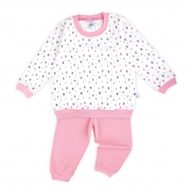 FIFFY COZY COTTAGE BAJU BAYI LONG SLEEVE GIRL PYJAMAS SUIT (3525606)