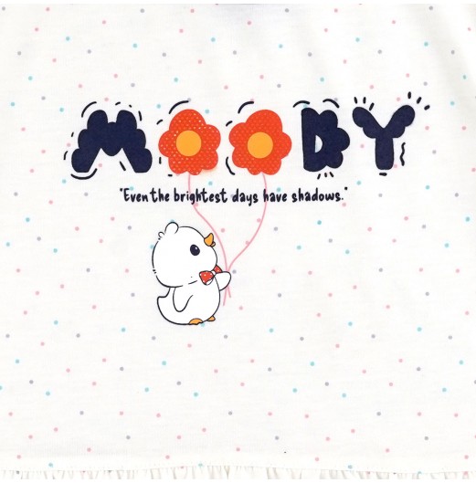 FIFFY MOODY SHORT SLEEVE GIRL PYJAMAS SUIT BAJU TIDUR BAYI (3525607)