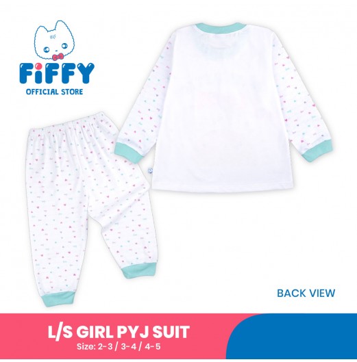 FIFFY FANTASTIC LOVE LONG SLEEVE GIRL PYJAMAS SUIT BAJU TIDUR BAYI (3525608) FIFFY FANTASTIC LOVE LONG SLEEVE GIRL PYJAMAS SUIT BAJU TIDUR BAYI (3525608)