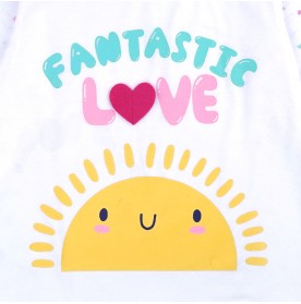 FIFFY FANTASTIC LOVE LONG SLEEVE GIRL PYJAMAS SUIT BAJU TIDUR BAYI (3525608)