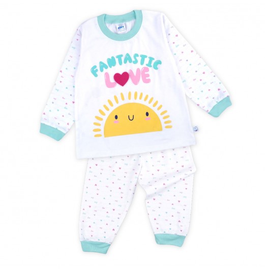 FIFFY FANTASTIC LOVE LONG SLEEVE GIRL PYJAMAS SUIT BAJU TIDUR BAYI (3525608) FIFFY FANTASTIC LOVE LONG SLEEVE GIRL PYJAMAS SUIT BAJU TIDUR BAYI (3525608)